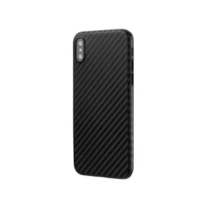 iPhone XS Max - NEX™ Carbon Lav glans Ultratynd Cover - Sort