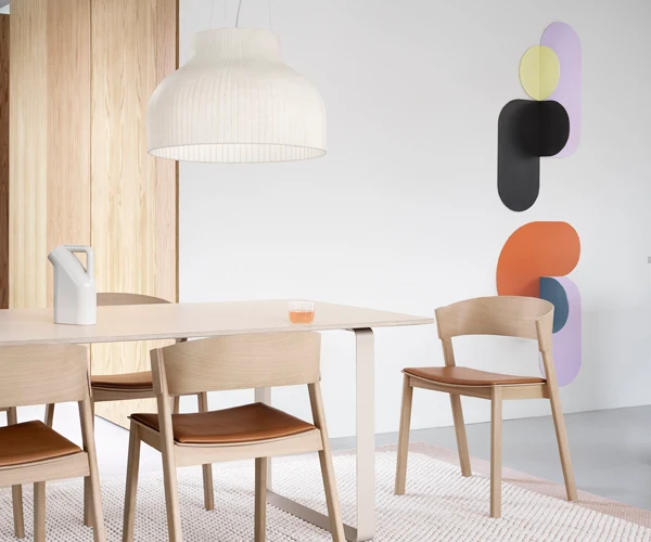 Muuto Cover Side Chair - Eg · Cognac Læder Outdoor Parking