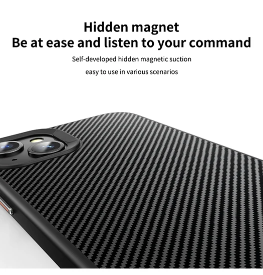 iPhone 15 - DeLX™ Thorough Carbon Cover - MagSafe Kompatibel
