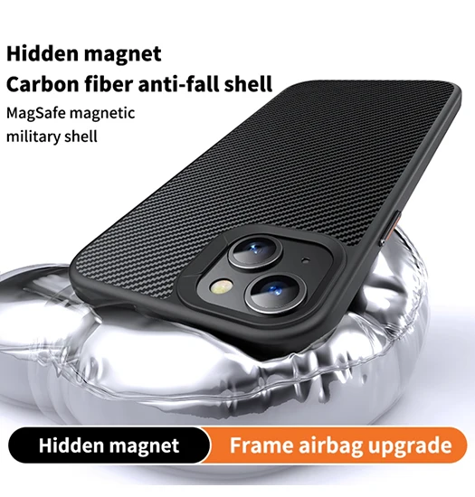 iPhone 15 - DeLX™ Thorough Carbon Cover - MagSafe Kompatibel