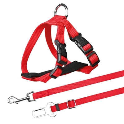 Dual-Tone Trixie Kattentuig Voor De Auto Rood
