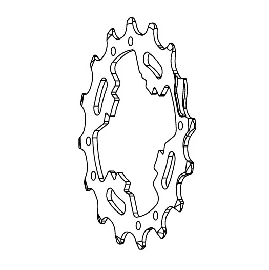 16-tands tandhjul til CAMPAGNOLO SUPER RECORD / CHORUS 12V