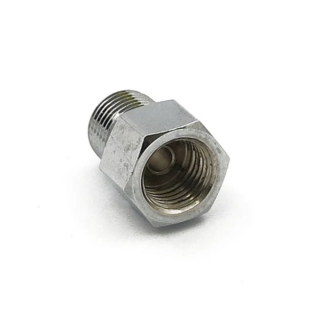 Adapter til bremseledning 1/8" NPT til 3/8"-24 Inverted Flare Straight