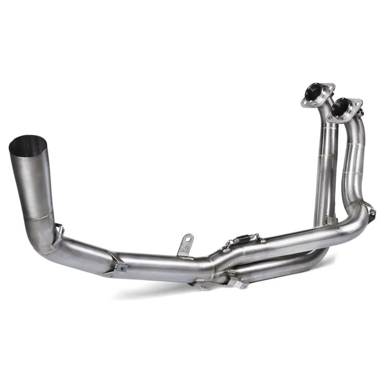 Akrapovic 2-into-1 rustfrit udstødningshoved til Aprilia