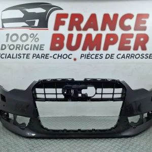 Forreste kofanger Audi A6 4G Fase 1 (01/2011 - 02/2015) – Original brugt med radarer og forlygtevaskere