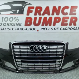 Forreste kofanger Audi A8 4H Fase 2 (fra 09/2013) – Original brugt med radarer, Park Assist og forlygtevaskere