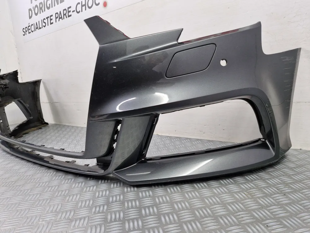 Forreste kofanger Audi A3 III (8V) Sportback Fase 2 – Original brugt med lygtevasker