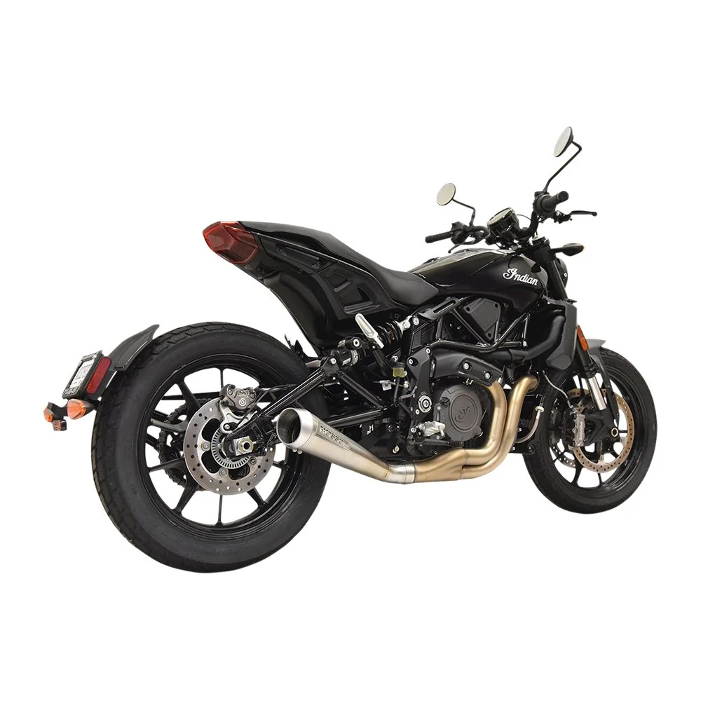 Bassani Xhaust 4" kort megafon slip-on-lyddæmper til Indian