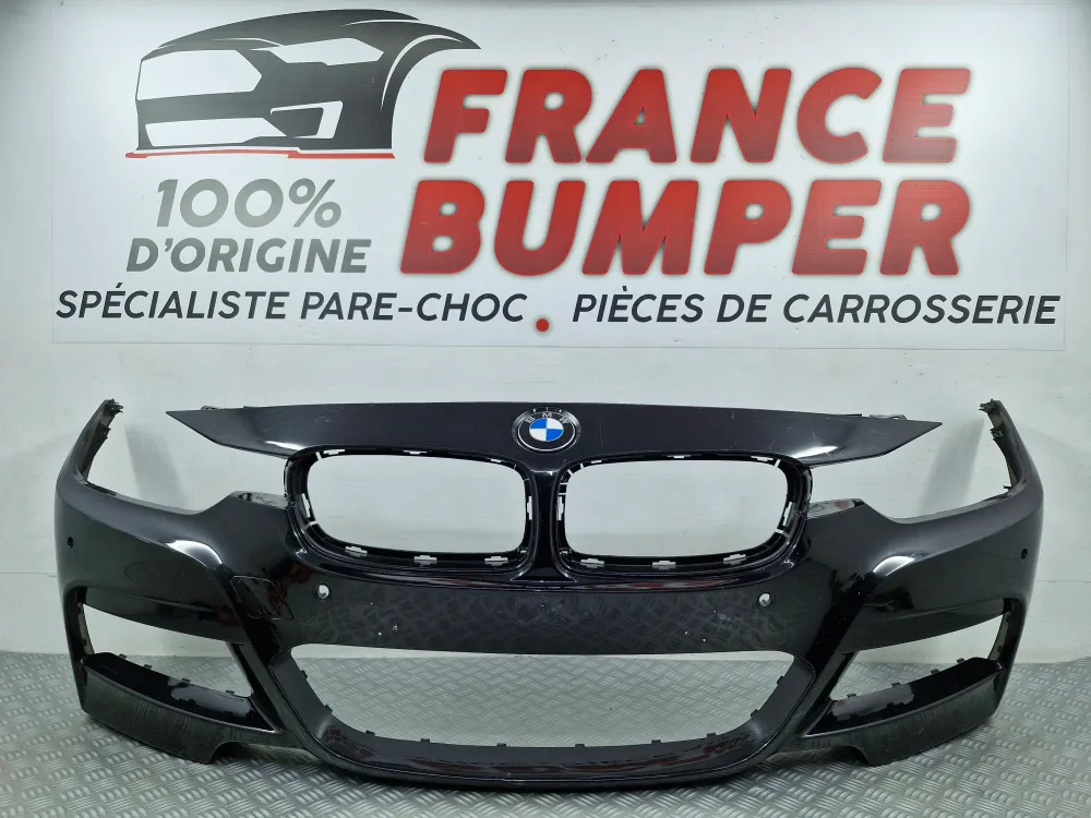 Forreste kofanger BMW Serie 3 F30/F31 M-pakke (fra 11/2011) – Original brugt med radarer, parkeringsassistent og kamera