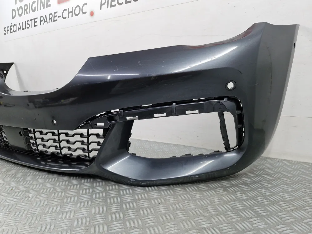 Forreste kofanger BMW Serie 7 G11 / G12 M-pakke Fase 1 (fra 09/2015) – Original brugt med radarer og Park Assist