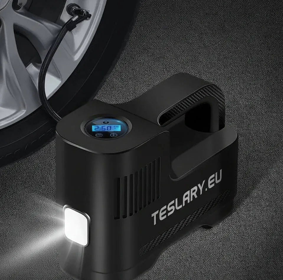 Bærbar 12 volt kompressor med digital aflæsning