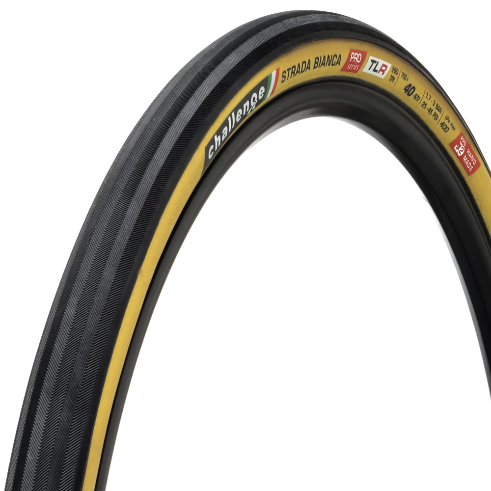 CHALLENGE STRADA BIANCA 700x40c Tubeless Ready Beige dæk