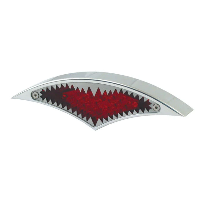 CPV Big Mouth LED-baglygte i krom