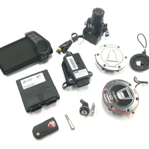 Ducati Multistrada 1200 S Touring [2009] - Lås sæt tændingslås startspærre ECU speedometer sensor