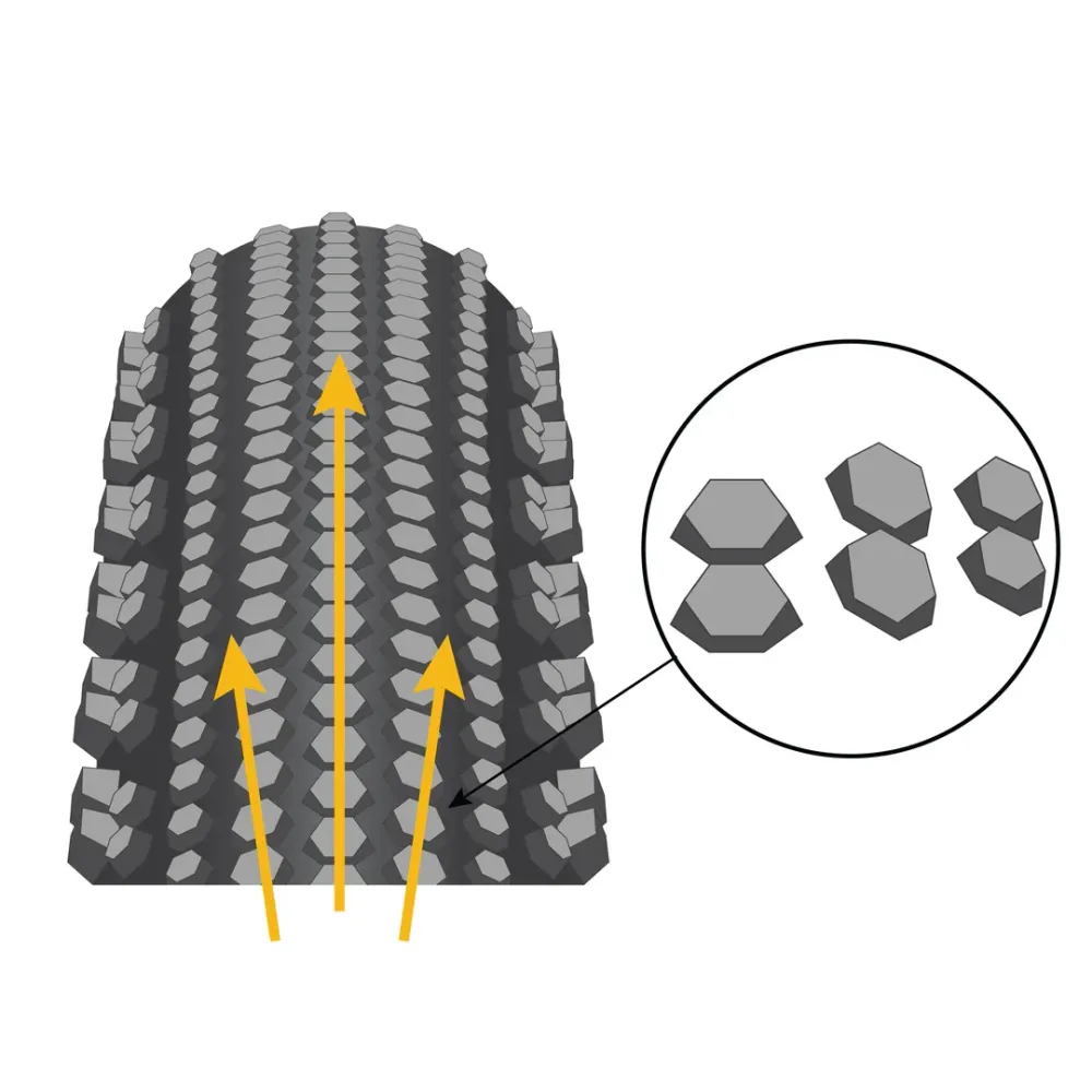 ENVE HEX 700x48c Tubeless Ready-dæk Sort