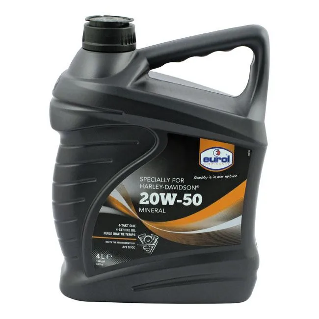 Eurol Motorolie Mineral Harley 20W-50 4L