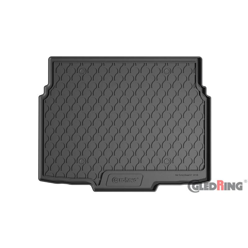 Gledring, Gummimåtte til bagagerum, passer til Opel Crossland X 2017- (Lower floor)