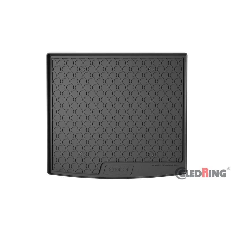 Gledring, Gummimåtte til bagagerum, passer til Audi Q3 Sportback (F3N) 2019- (Upper variable floor)