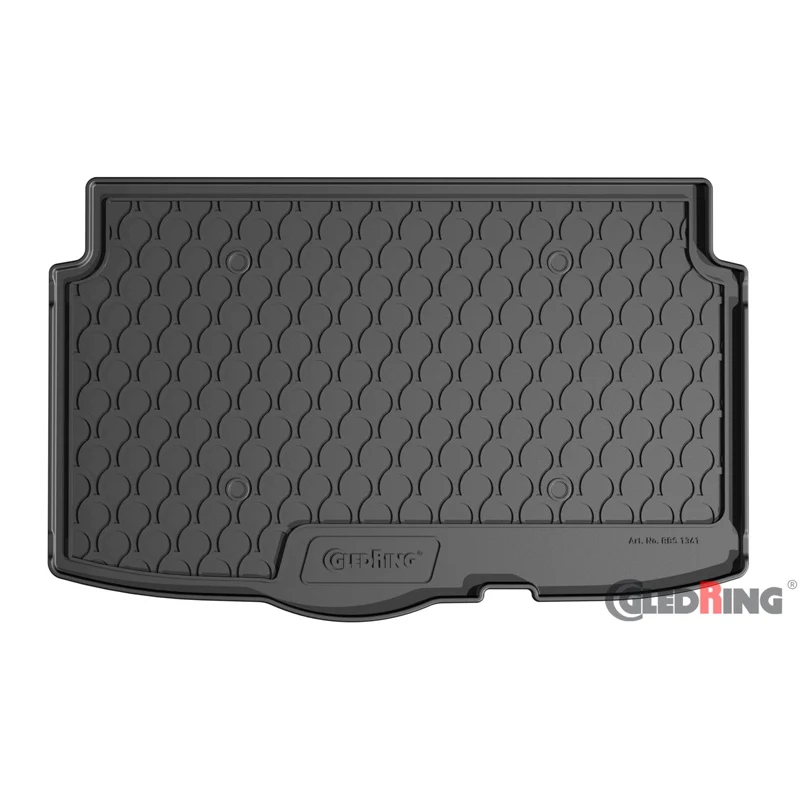 Gledring, Gummimåtte til bagagerum, passer til Hyundai i20 (BC3) 2020- (excl. Hybrid and/or variable floor)