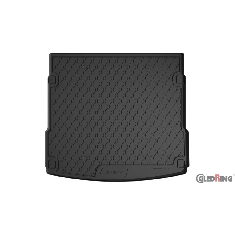 Gledring, Gummimåtte til bagagerum, passer til Audi Q5 2017- excl. TFSi-e (Upper floor + Trunk package incl. net + Fixed r...