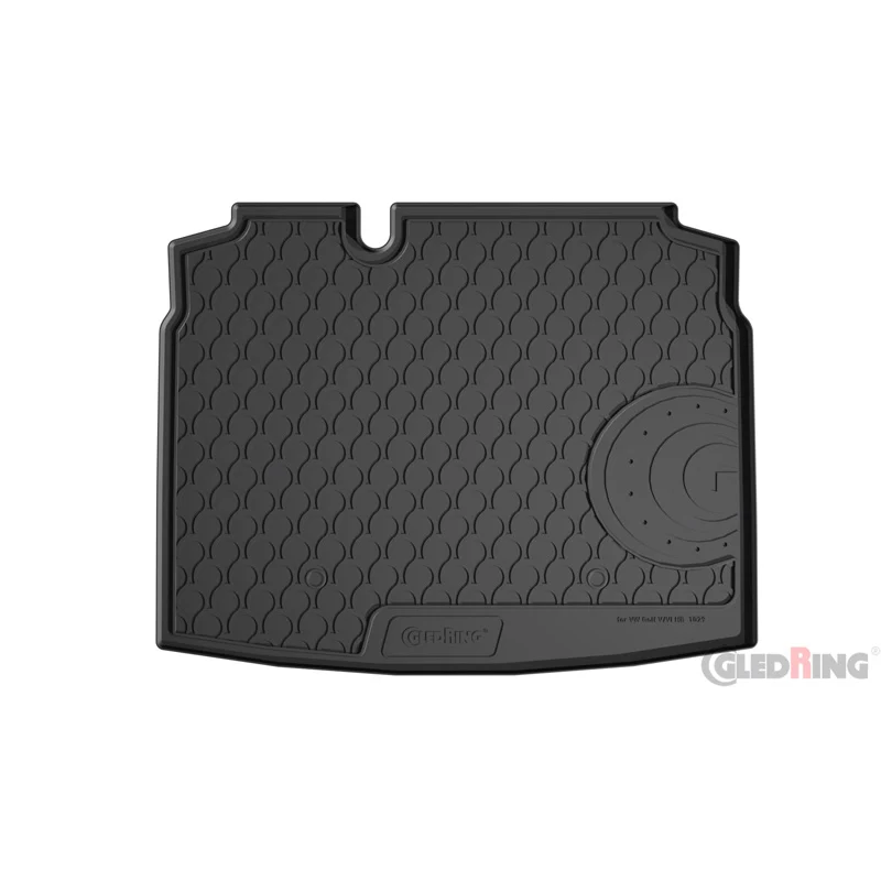 Gledring, Gummimåtte til bagagerum, passer til Volkswagen Golf V & VI HB 3/5-doors 2003-2012 ( narrow spare tire)