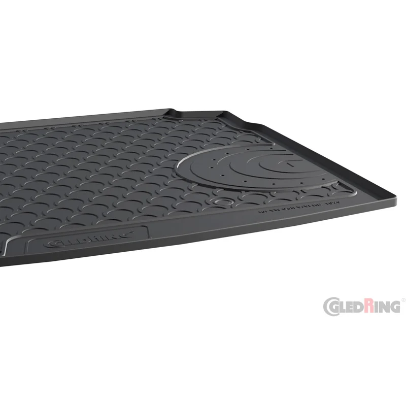 Gledring, Gummimåtte til bagagerum, passer til Volkswagen Golf V & VI HB 3/5-doors 2003-2012 ( narrow spare tire)