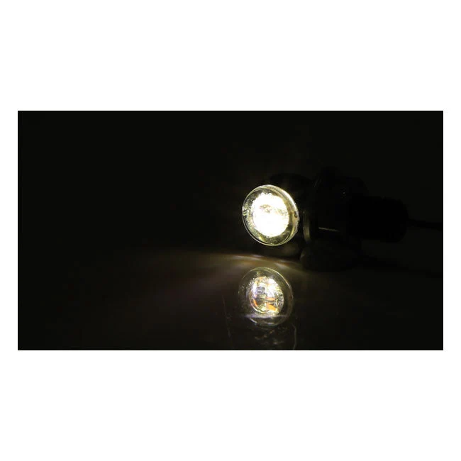 Highsider Proton 2 LED 2 i 1 blinklys med positionslys Sort