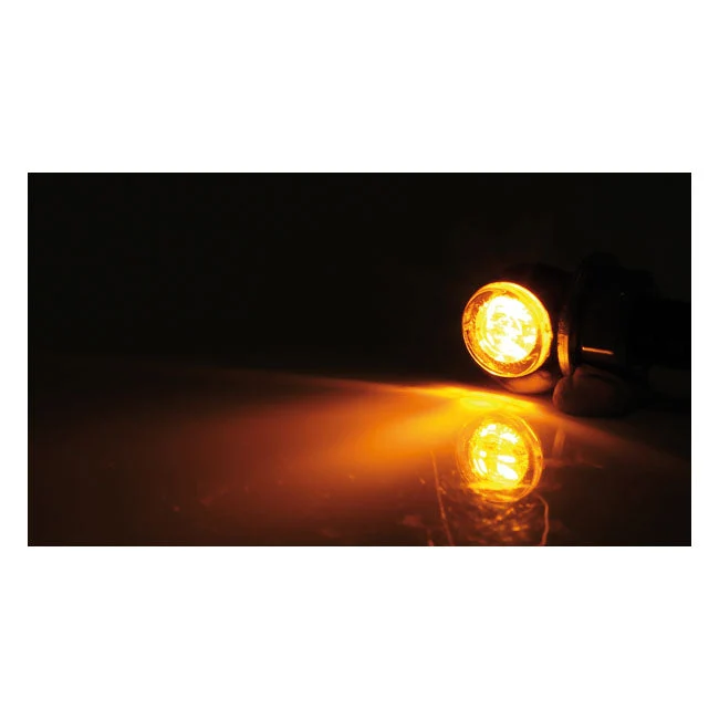 Highsider Proton 2 LED 2 i 1 blinklys med positionslys Sort