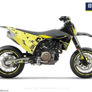 Husqvarna 701 DEKOR - "Flake" (Yellow/Black)