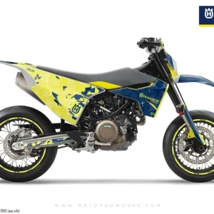 Husqvarna 701 DEKOR - "Flake" (Yellow/Blue)