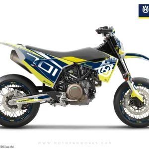Husqvarna 701 DEKOR - "MarkSeven" (Gul/Blå)