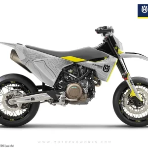 Husqvarna 701 DEKOR - "Topography" (Grå)