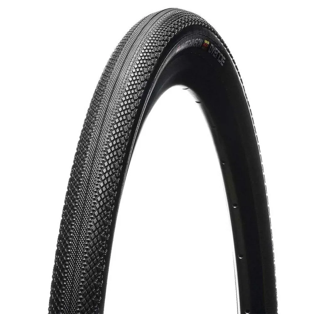 HUTCHINSON OVERIDE 700x45c Hardskin Tubeless Ready-dæk Sort