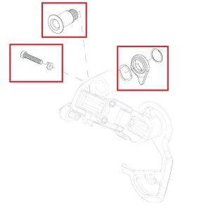 KIt SRAM RED Derailleur justerings- og monteringsskruer