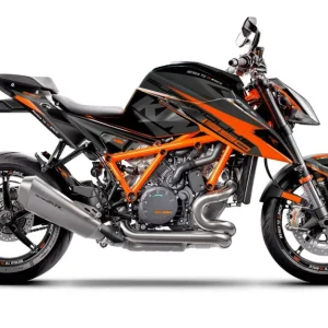KTM 1290 Super Duke R 2020-2023 DEKOR - "Torque" (Sort/Orange)