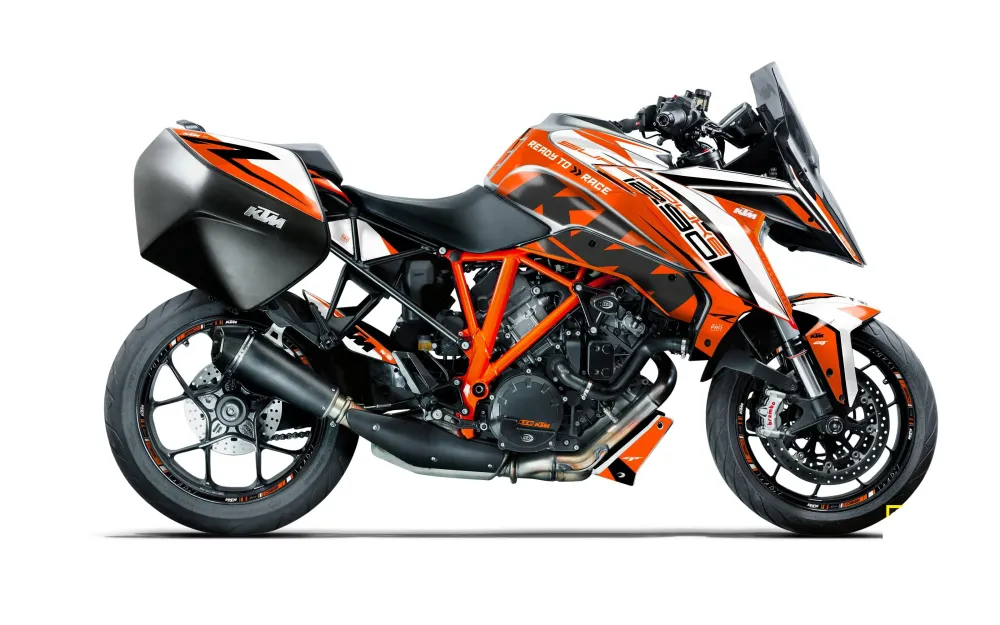 KTM 1290 Super Duke GT DEKOR - "Torque" (White/Orange)