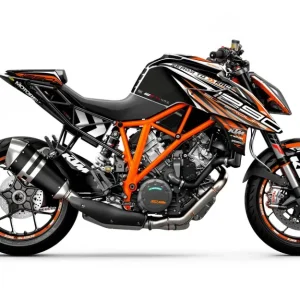 KTM 1290 Super Duke R DEKOR - "Vortex" (Sort/Orange)