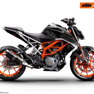 KTM 390 Duke DEKOR - "Torque" (Sort)