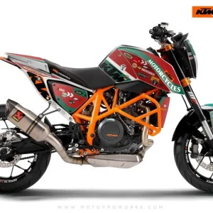 KTM 690 Duke DEKOR - "Regera" (Red/Green)