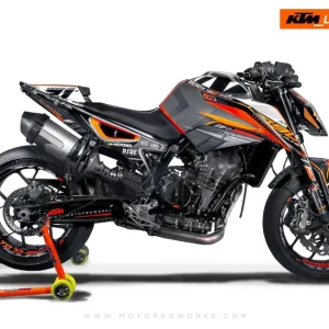 KTM 790 Duke DEKOR - "Rasorblade" (Black/Orange)