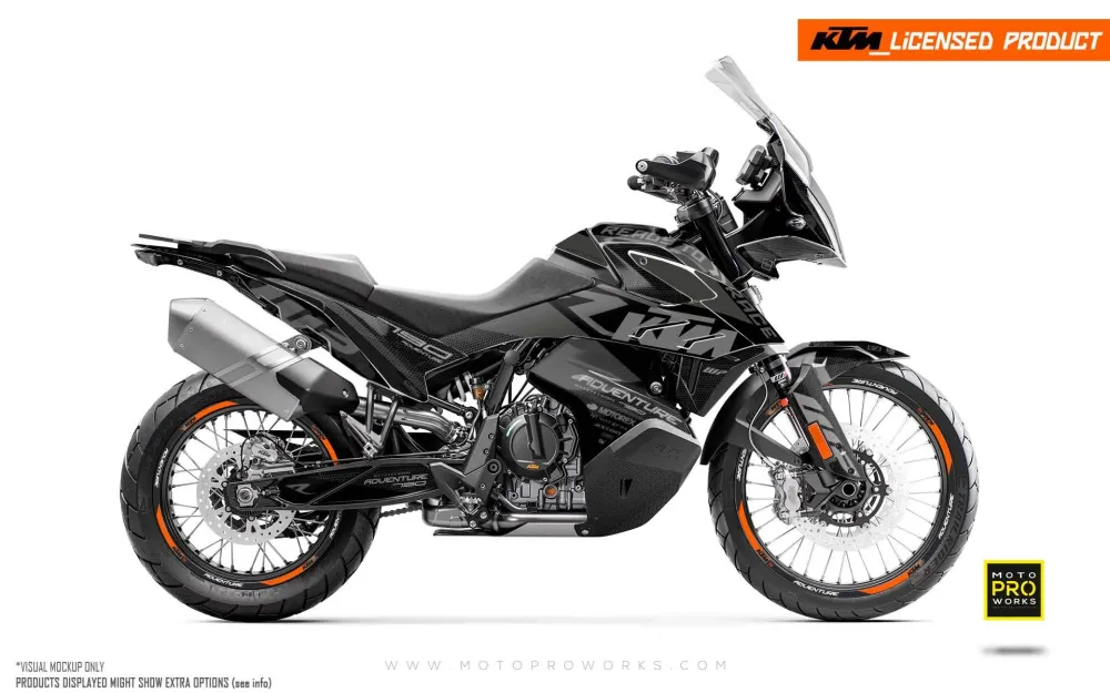 KTM 790/890 Adventure R/S DEKOR - "RR-Tech" (Black)