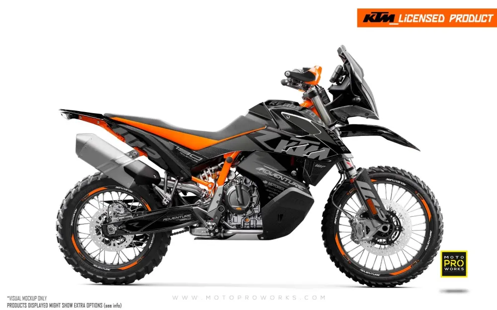 KTM 790/890 Adventure R/S DEKOR - "RR-Tech" (Black)