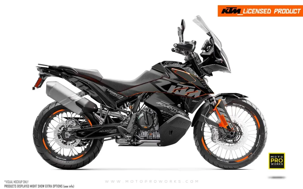 KTM 790/890 Adventure R/S DEKOR - "RR-Tech" (Black)