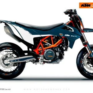 KTM DEKOR - 690 SMC-R "Fade" (Blå)