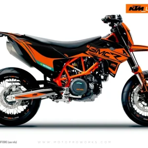 KTM DEKOR - 690 SMC-R "Racer" (Black/Orange)