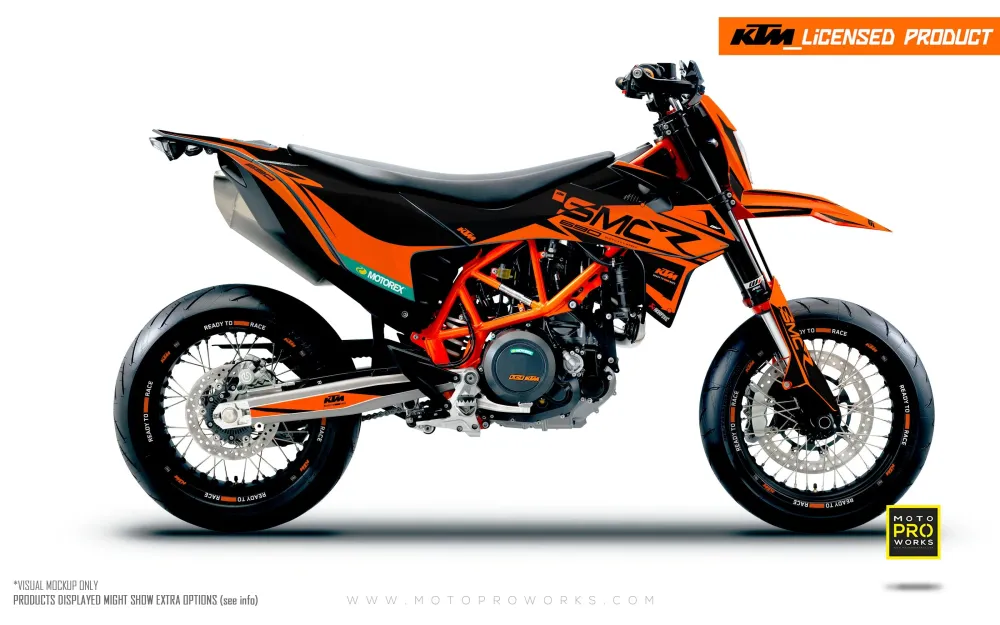 KTM DEKOR - 690 SMC-R "Racer" (Black/Orange)