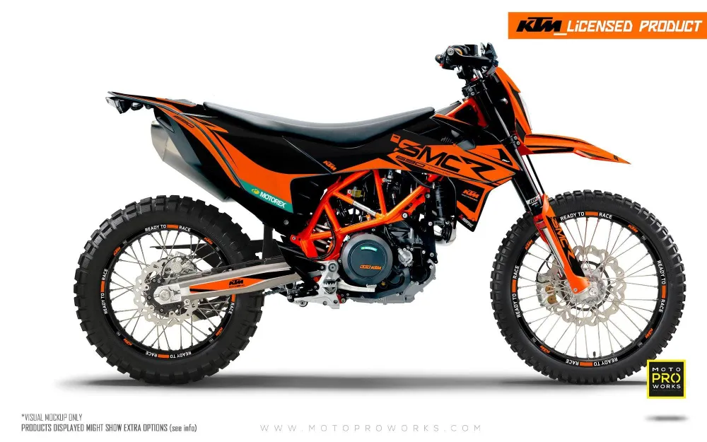 KTM DEKOR - 690 SMC-R "Racer" (Black/Orange)