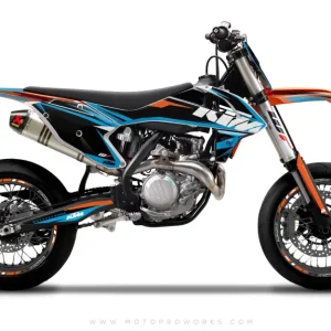 KTM EXC/SX/XC DEKOR - "KANT" (blå)