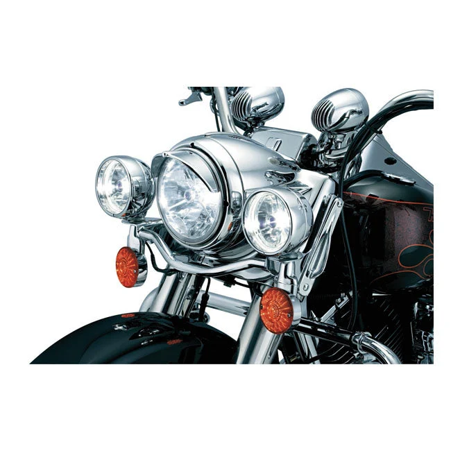 Kuryakyn 7" forlygtevisir i krom Harley