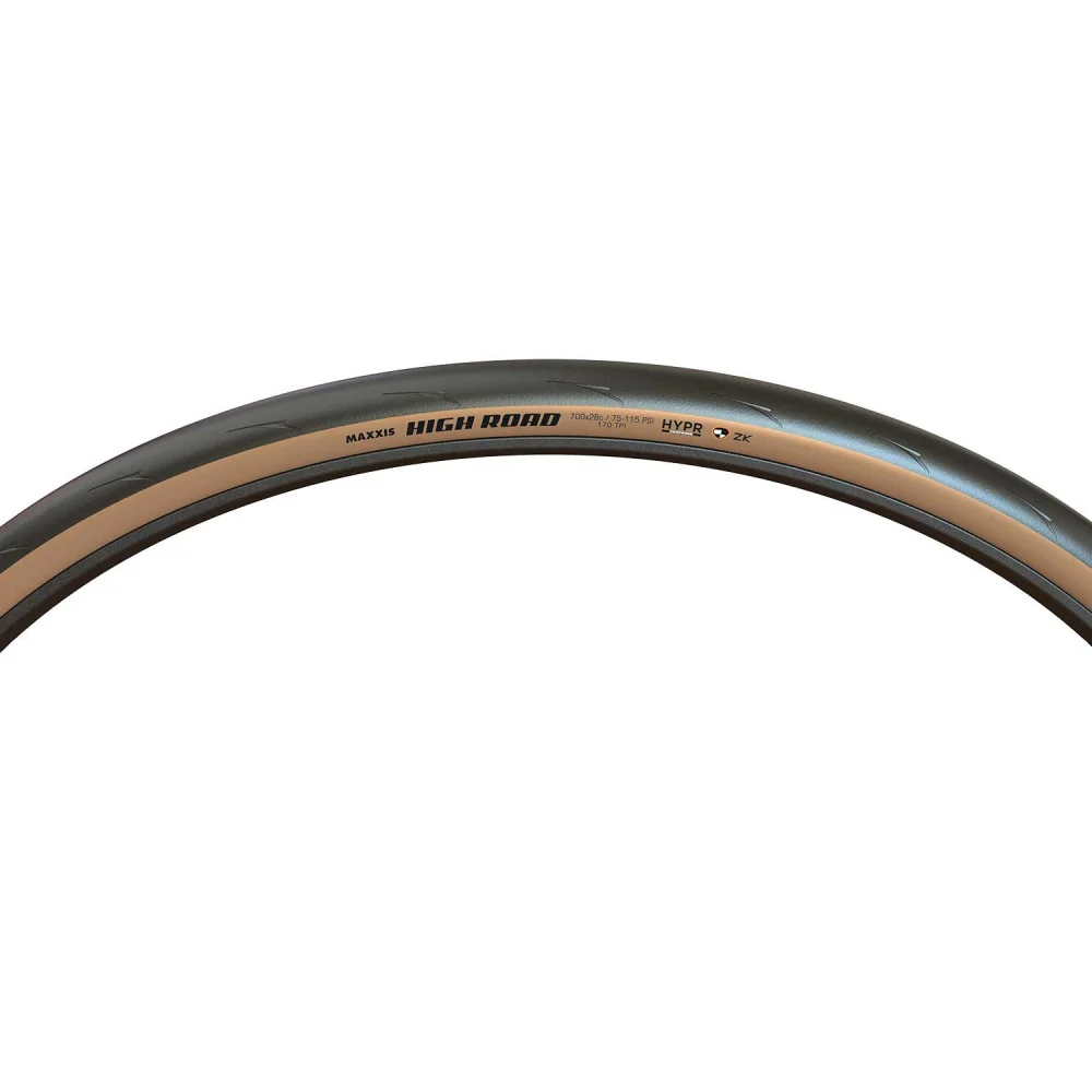 MAXXIS HIGH ROAD Gen2 700x25c TubeType Soft Brown-dæk